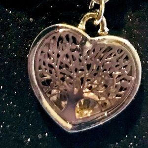 Tree of life heart bracelet